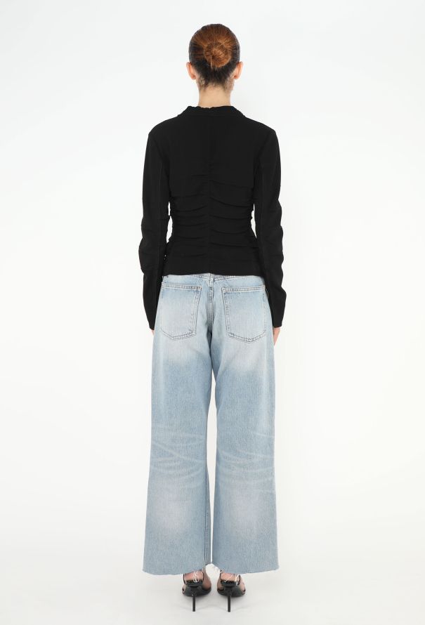 Prada 2006 Ruched Crêpe Blazer - 3