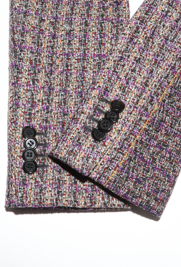 Céline Resort 2010 Notched Tweed Blazer - 8