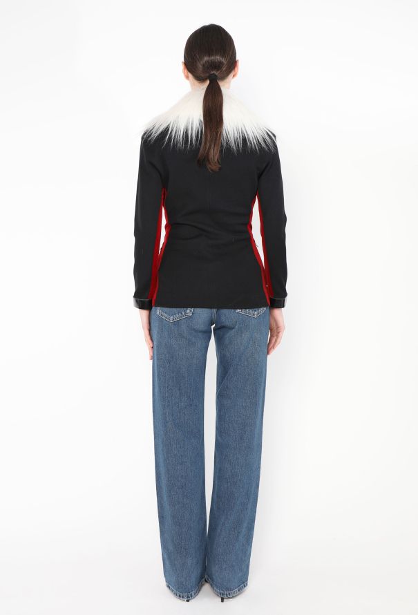 Jean Paul Gaultier Fall 1991 'Can-Can' Fur Collar Jacket - 4