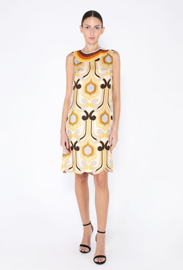 Miu Miu S/S 2005 Silk Printed Dress - 1