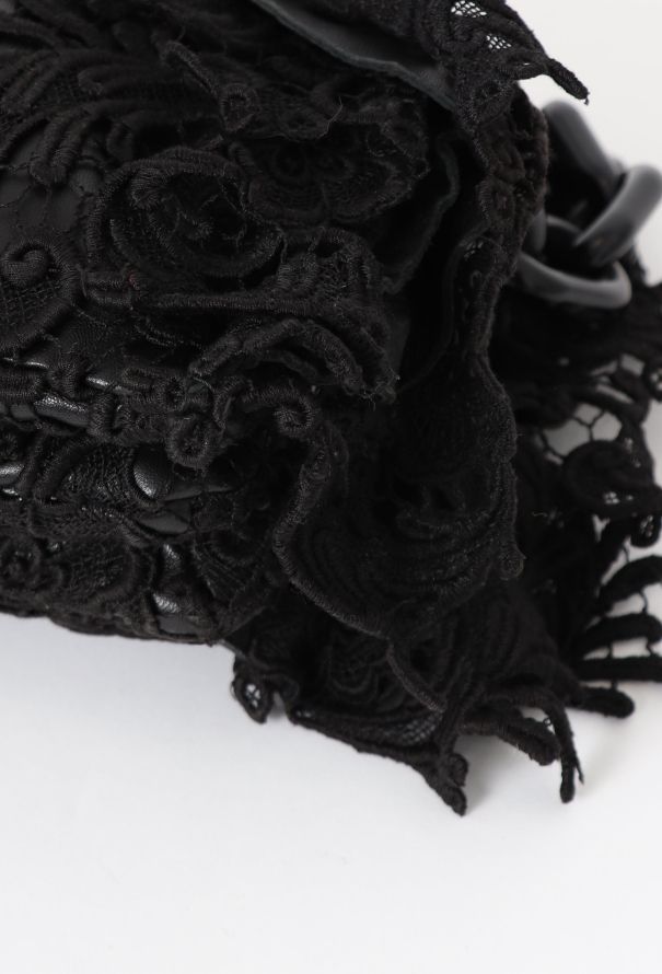 Prada F/W 2008 Guipure Lace Shoulder Bag - 9 Prada F/W 2008 Guipure Lace Shoulder Bag - 9