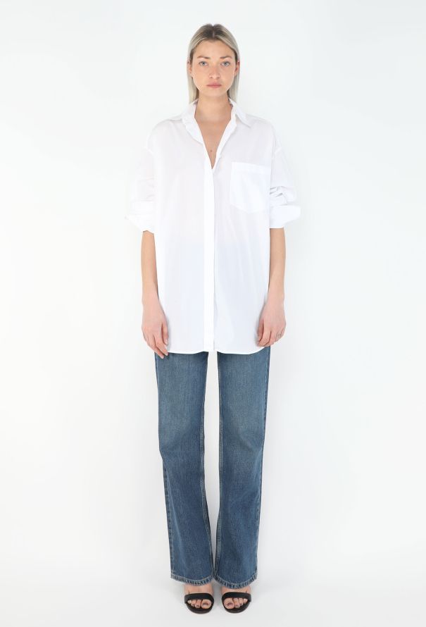 The Row Classic Oversized Cotton Shirt - 1