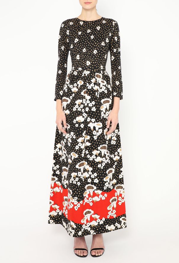 Lanvin RARE 1972 Printed Maxi Dress - 2 Lanvin RARE 1972 Printed Maxi Dress - 2