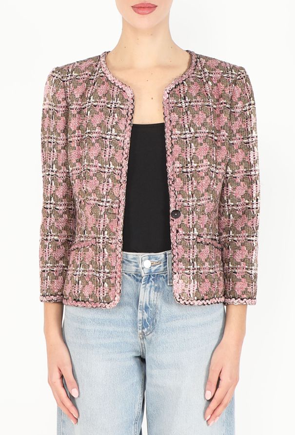 Chanel 2003 Tweed Braided Trim Jacket - 7