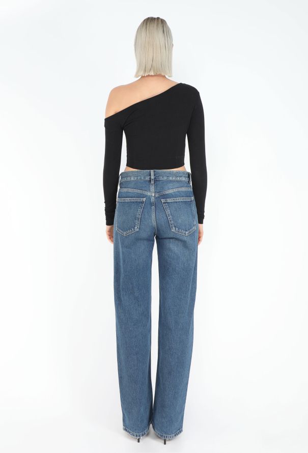 Dolce & Gabbana '90s One-Shoulder Cropped Top - 4