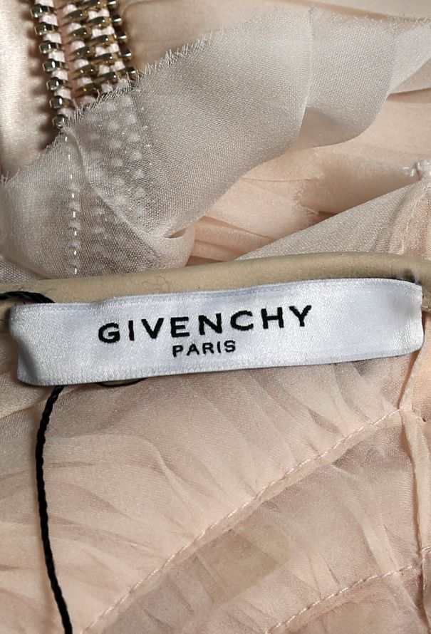 Givenchy S/S 2011 Ruffled Zipper Chiffon Gown - 8