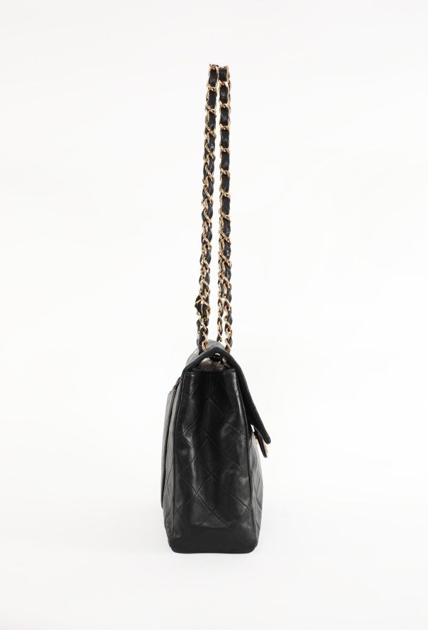 Chanel Vintage Black Jumbo Timeless Bag - 3