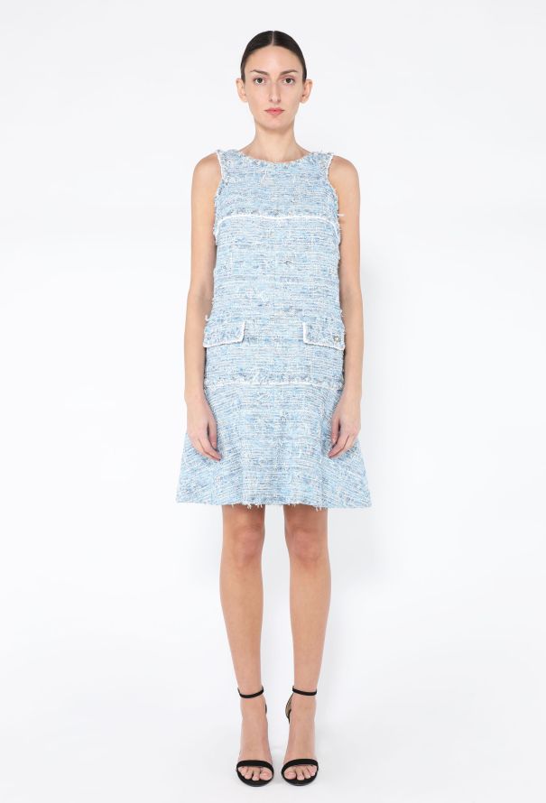 Chanel Spring 2015 Tweed Shift Dress - 1