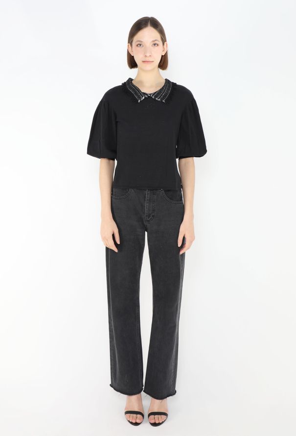Chanel Tweed Collared 'CC' Top, 2005 - 3