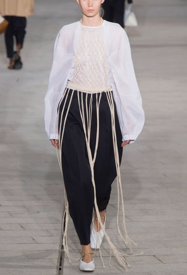 Jil Sander S/S 2018 Whipstitch Leather Flats - 2