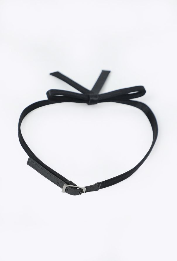 Saint Laurent Smoking Bow Choker, S/S 2001 - 5
