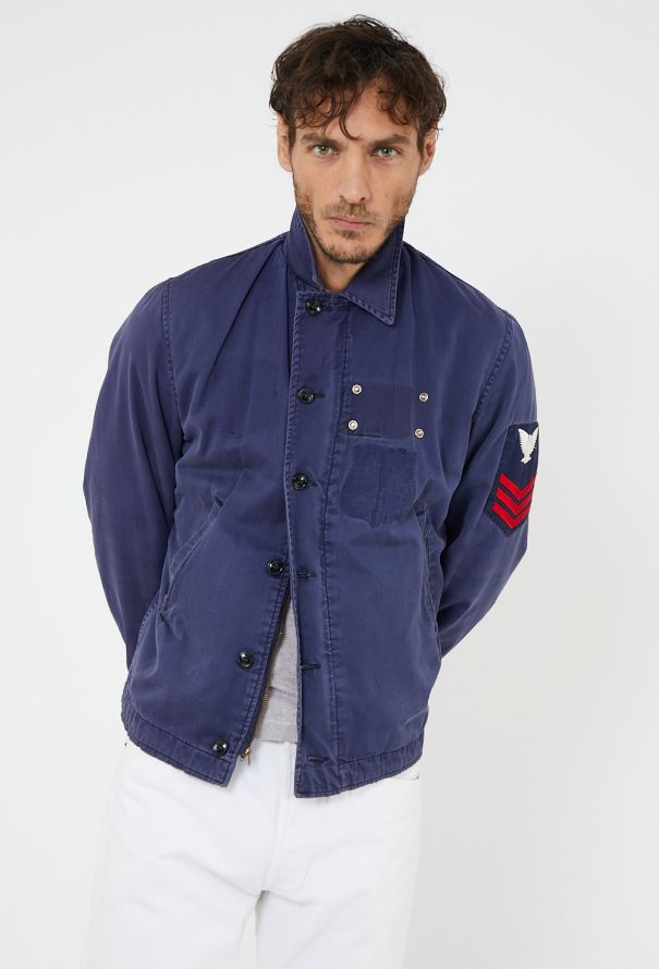 Men's Vintage 1960s U.S. Navy Utility Deck Jacket - 1