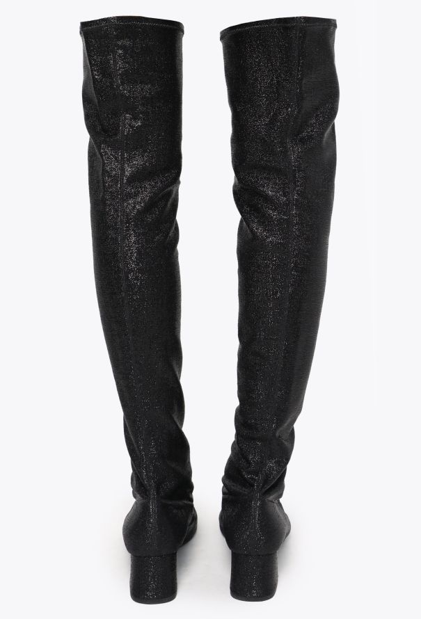 Chanel Iridescent Thigh-High Boots - 4