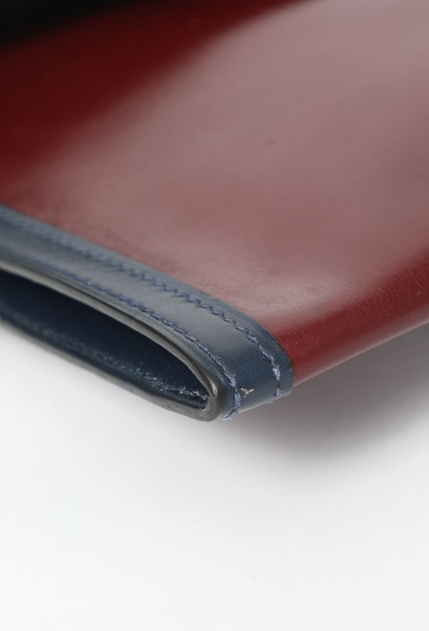 Hermès Vintage Bicolor Box Rio Clutch - 9