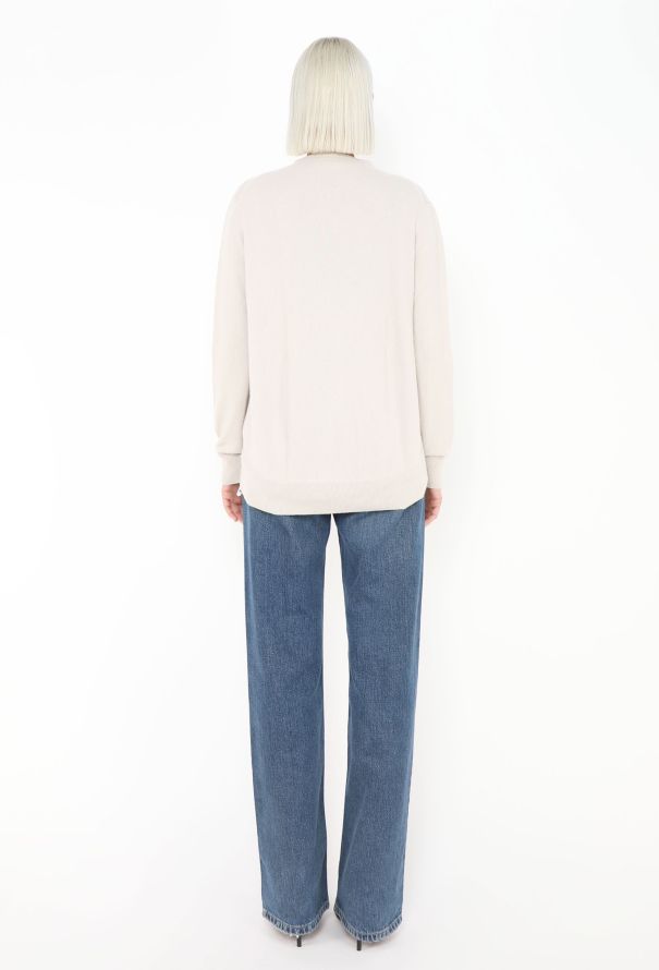 Céline Beige Soft Cashmere Knit Cardigan - 4 Céline Beige Soft Cashmere Knit Cardigan - 4