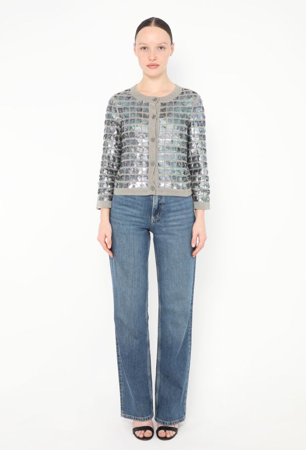 Chanel 2008 Embellished Cashmere Cardigan - 3