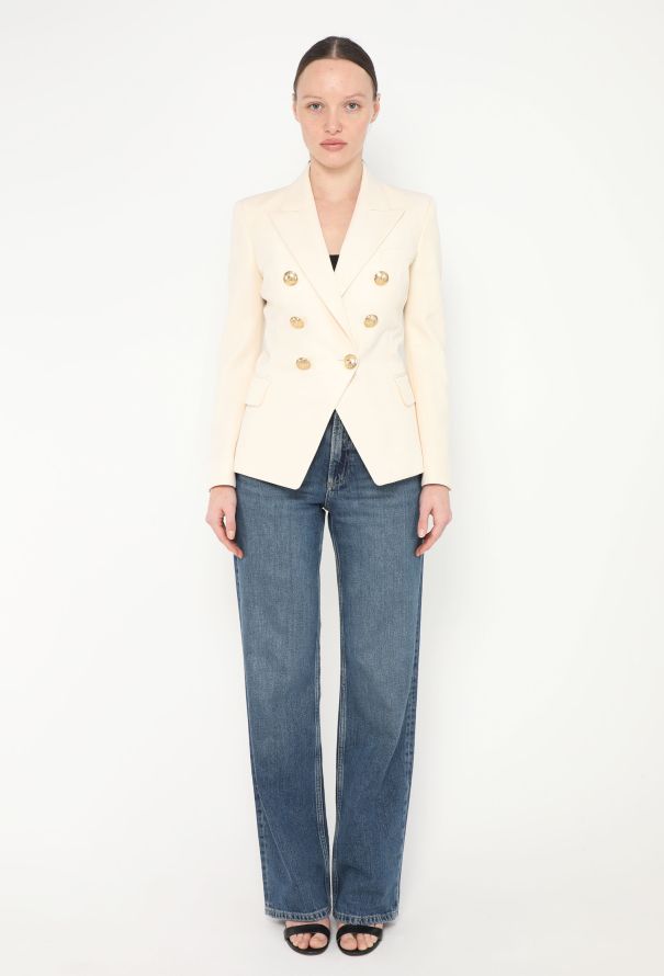 Balmain Tailored Emblem Blazer - 2