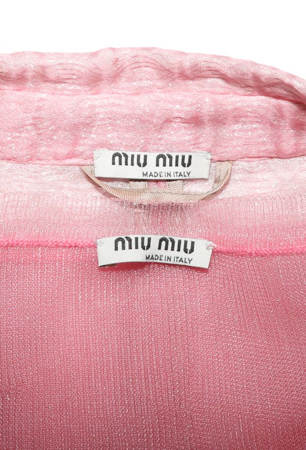 Miu Miu Rare F/W 2007 Quilted Organza Ensemble - 9