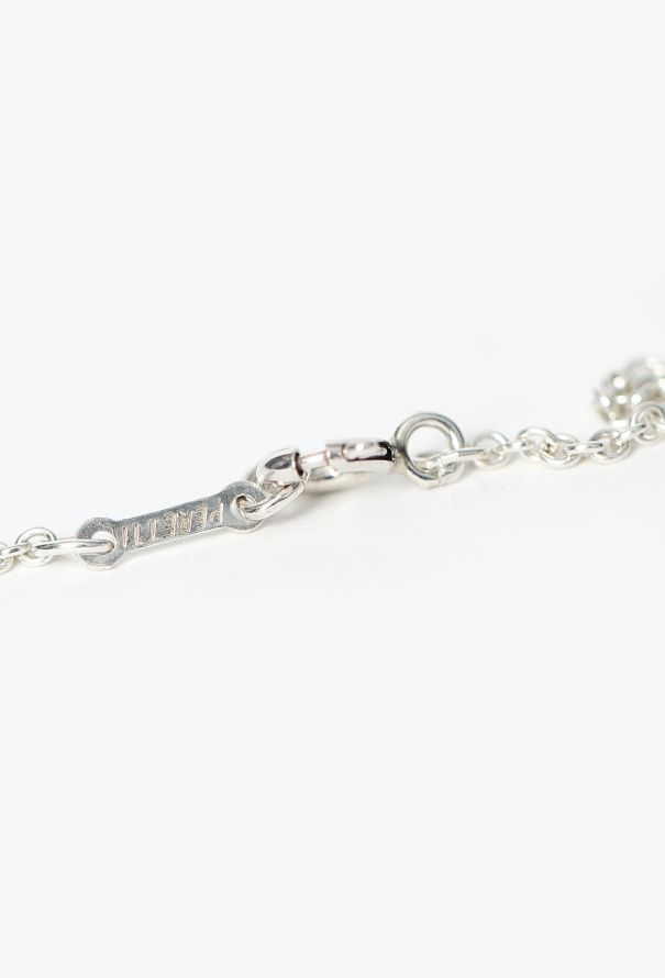 Tiffany & Co Long Sterling Silver Bean Pendant - 8