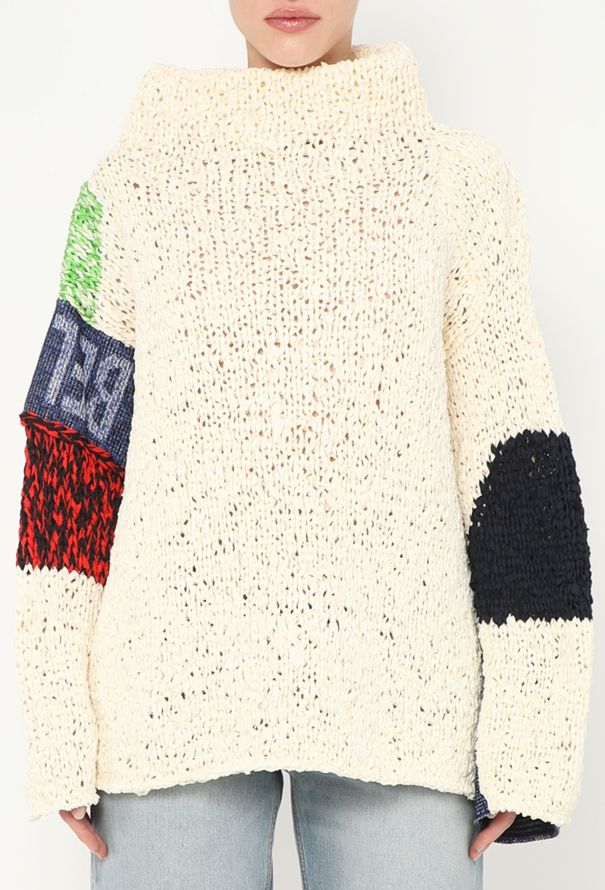 Céline 2016 'Belong' Patchwork Knit Sweater - 1