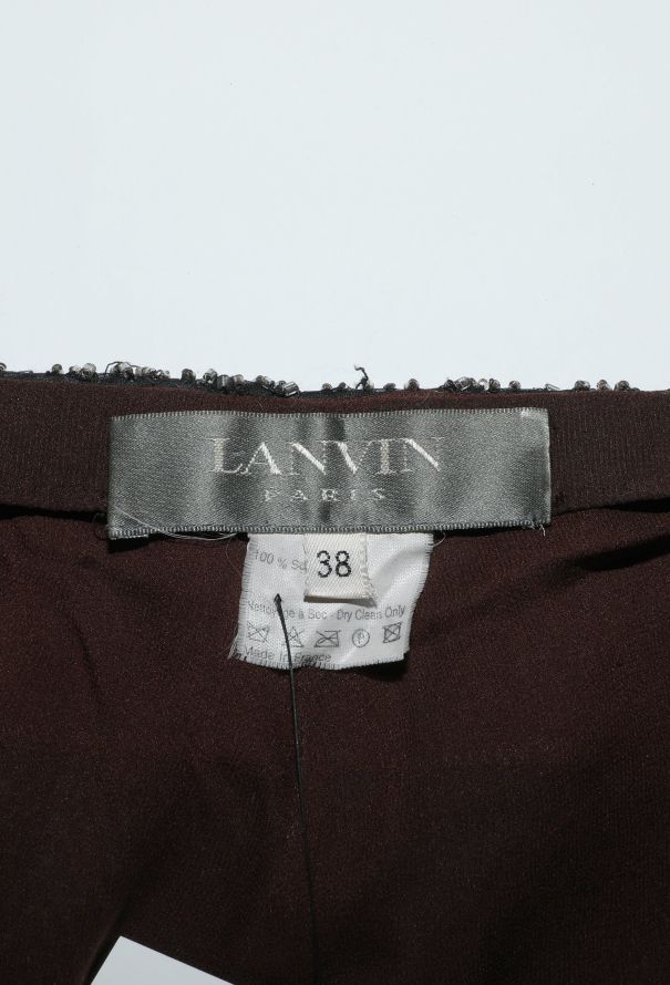 Lanvin F/W 2000 Flared Beaded Trousers - 6