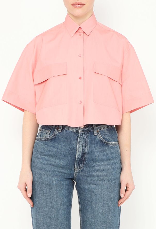 Alaïa 2022 Re-Edition '86 Cropped Shirt - 1