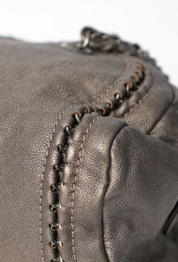 Chanel Metallic Ligne Bowler Bag - 9