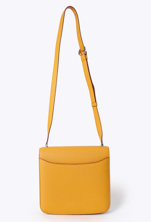 Hermès S/S 2018 Jaune Ambre Evercolor 2002 Bag - 5 Hermès S/S 2018 Jaune Ambre Evercolor 2002 Bag - 5