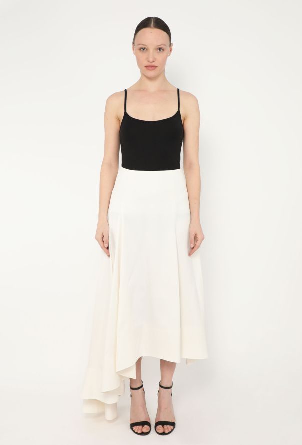 Céline S/S 2014 Asymmetrical Twill Skirt - 4