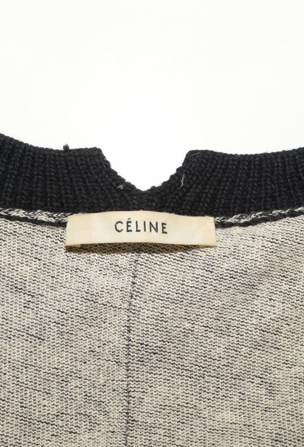Céline Mohair Trim Knit Sweater - 4 Céline Mohair Trim Knit Sweater - 4