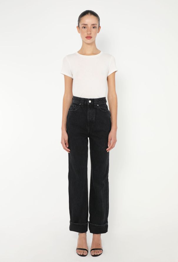 Khaite 2023 Albi Tapered-Leg Jeans - 4