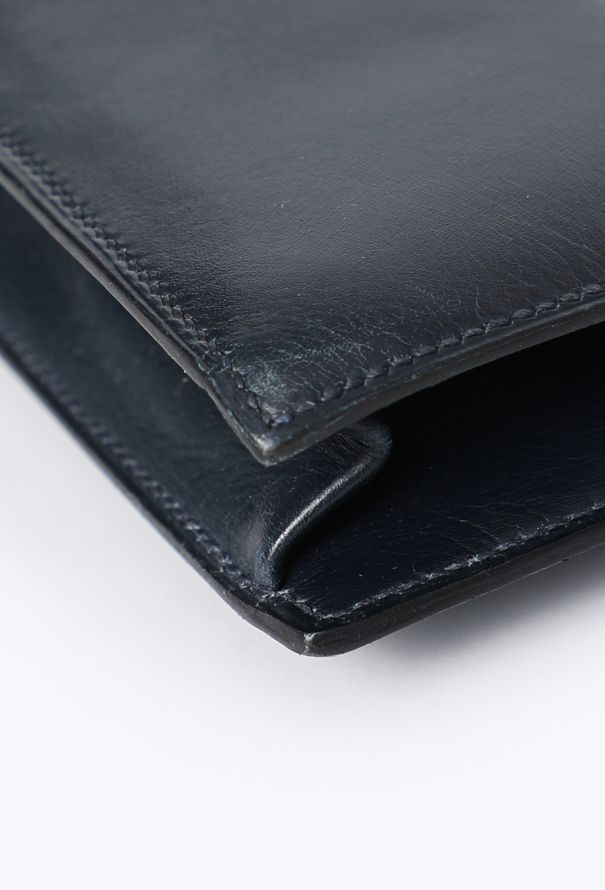Hermès '70s Navy Box Lydie Bag - 10