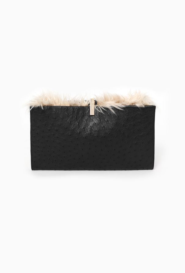 The Row Resort 2014 Ostrich & Alpaca Clutch - 1