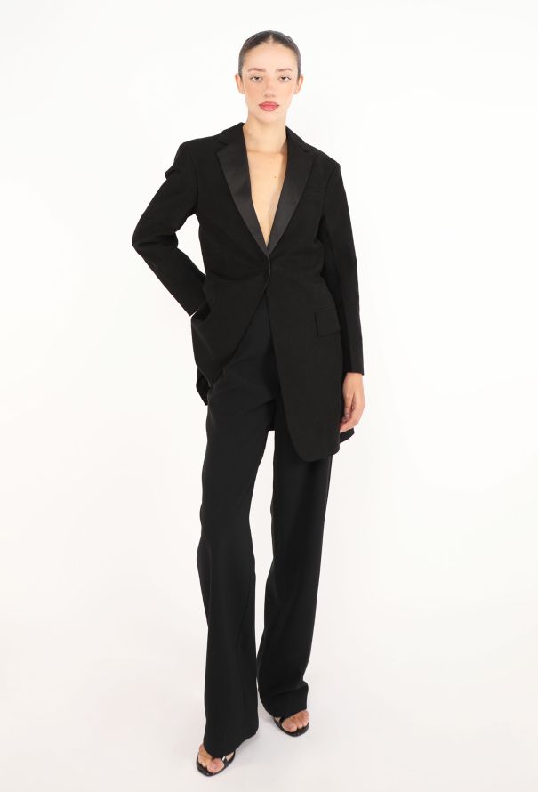 Céline Belted Smoking Blazer, Pre-Fall 2018 - 3