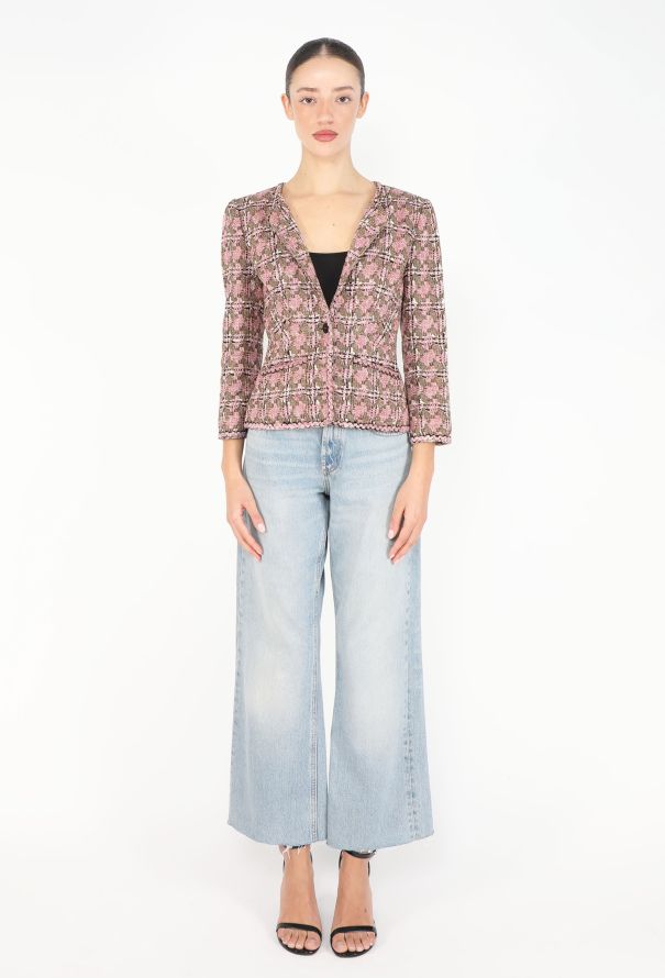 Chanel 2003 Tweed Braided Trim Jacket - 6