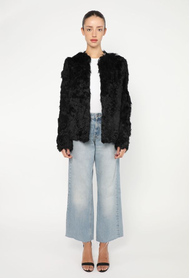 Saint Laurent 2013 Alpaca Fur Jacket - 5