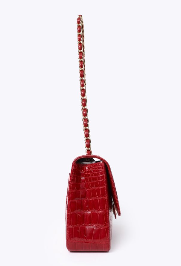 Chanel Jumbo Timeless Bag in Red Alligator – Bespoke Order - 5 Chanel Jumbo Timeless Bag in Red Alligator – Bespoke Order - 5