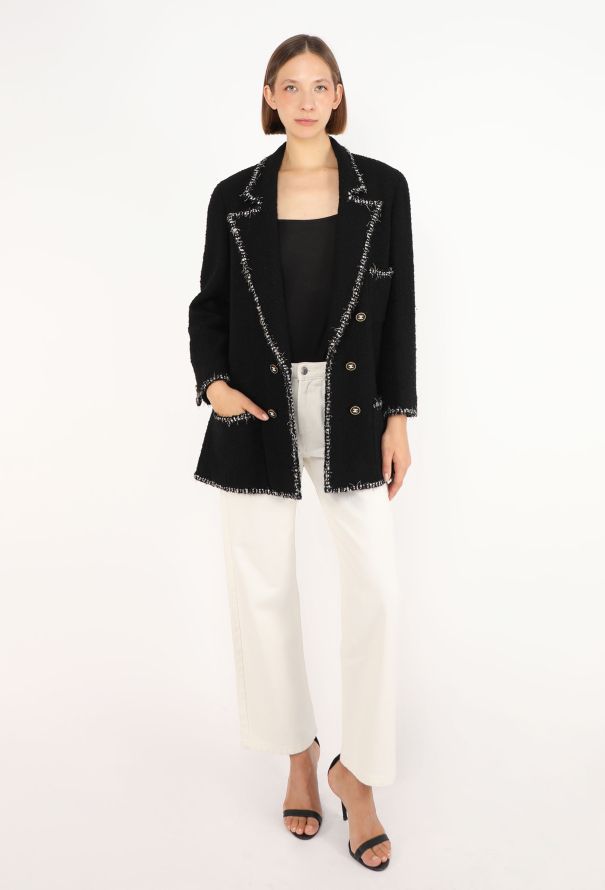 Chanel Frayed Tweed Blazer, F/W 1994 - 6