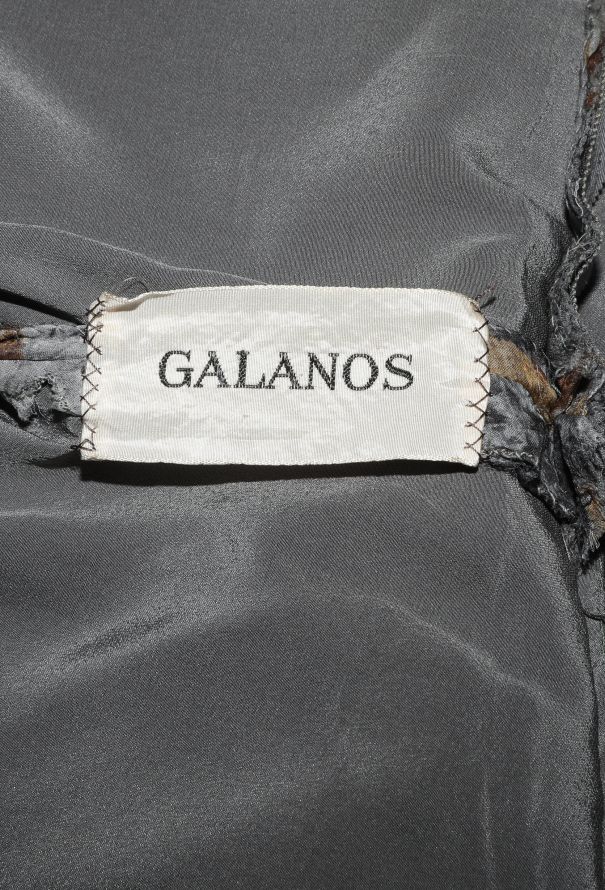 Galanos 1950s Layered Chiffon Dress - 4
