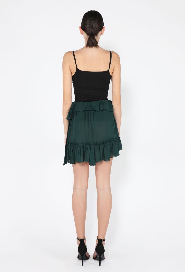 Saint Laurent Silk Ruffled Ensemble, Resort 2025 - 7
