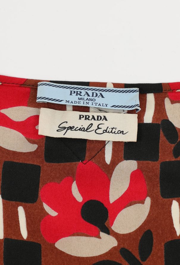 Prada S/S 2017 Graphic Wrap Skirt - 6