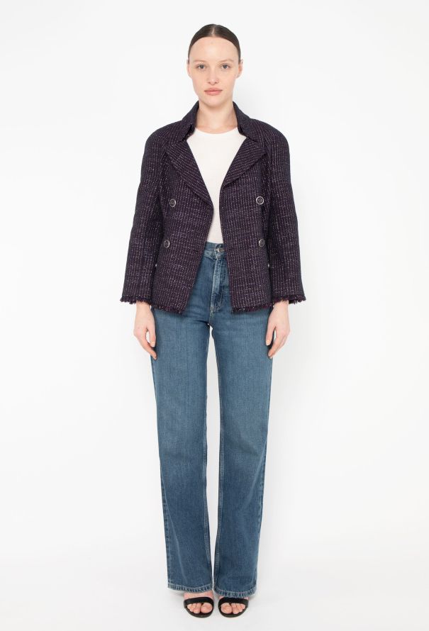 Chanel 2008 Iridescent Tweed Jacket - 3 Chanel 2008 Iridescent Tweed Jacket - 3