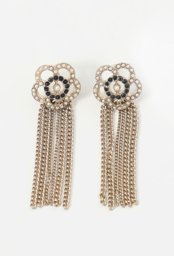 Chanel Chainlink Camélia Earrings - 1