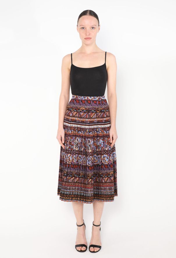 '70s Printed 3-Piece Skirt Ensemble - 2 '70s Printed 3-Piece Skirt Ensemble - 2