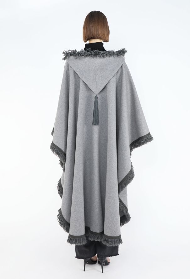 Saint Laurent Collector 1976 Russian Tassel Hooded Cape - 6