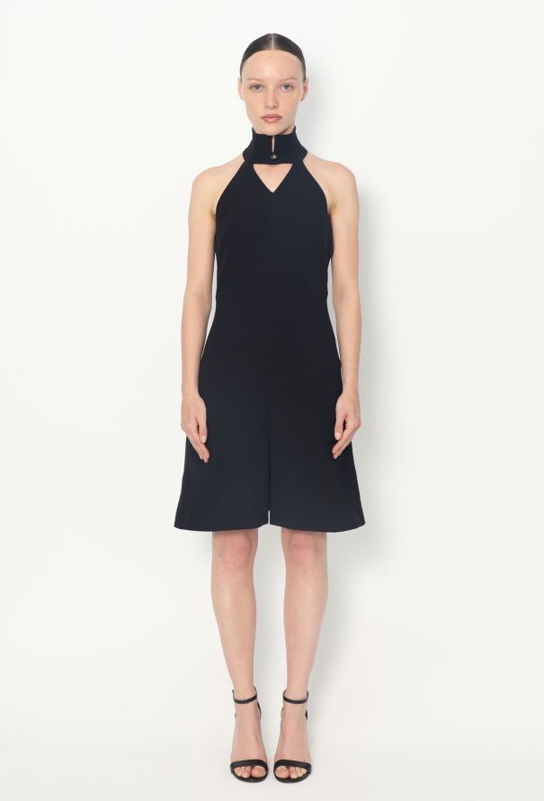 Chanel RARE S/S 1995 Piqué Halter Dress - 4
