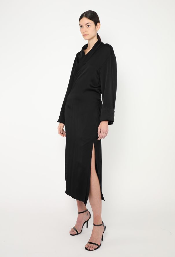 Phoebe Philo 2024 Charmeuse Wrap Dress - 4
