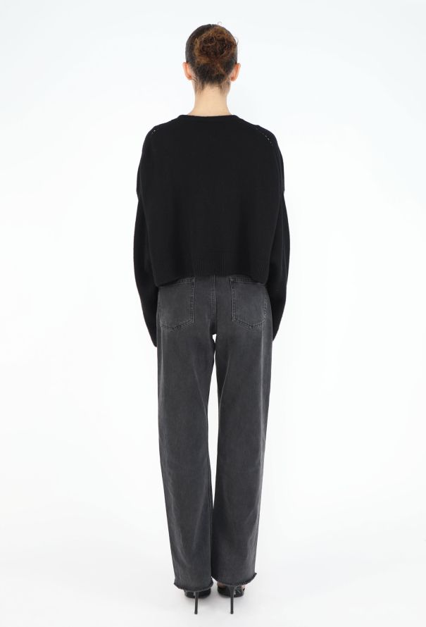 Céline Cashmere Triomphe Chainlink Cardigan - 5