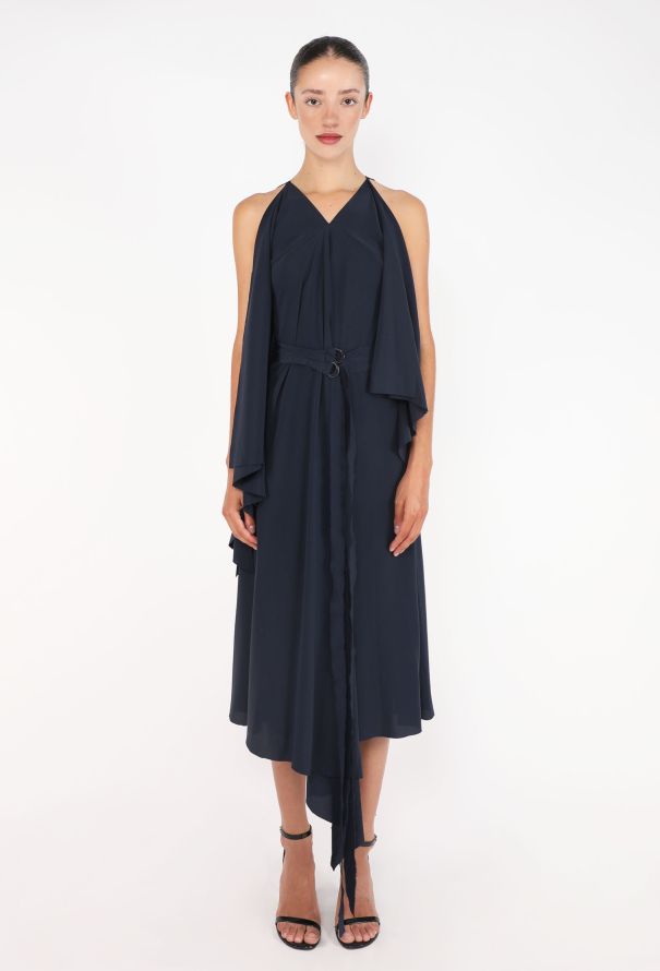 Balenciaga Layered Silk Halter Dress, F/W 2000 - 3