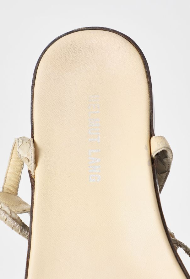 Helmut Lang Python Wrap Sandals, S/S 2001 - 7